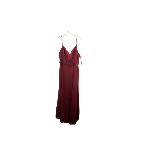 Simply Burgundy Maxi Dress Size 20 - Formal Gown - Image 2