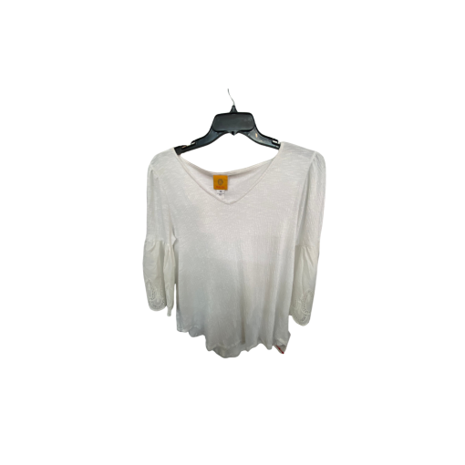 Ruby Rd White XS V-Neck Blouse - Women's Tops