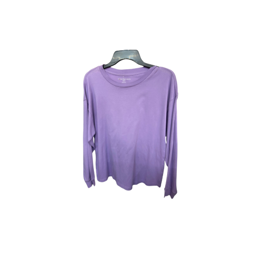 Calvin Klein Jeans Lavender Long Sleeve Shirt - Size S - Tops