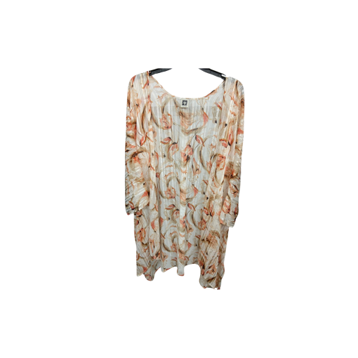 Anne Klein Floral Print Dress - Cream - No Size - Women's Dresses