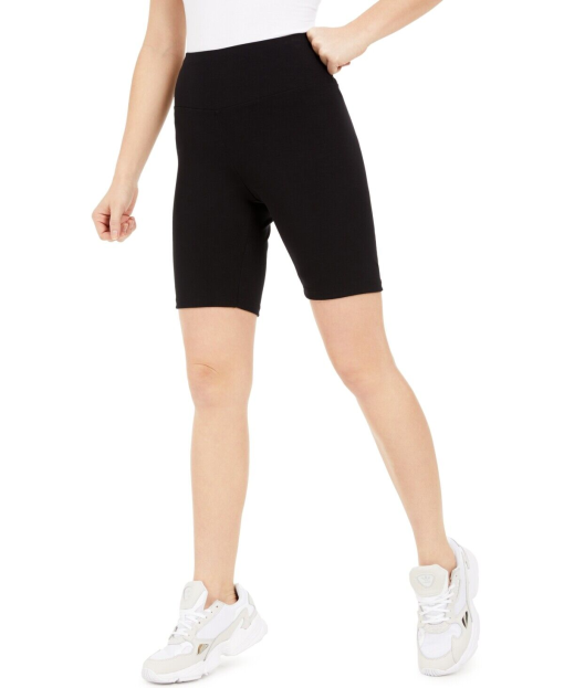 Bar III Petite Black Bike Shorts - Women's Activewear - PP