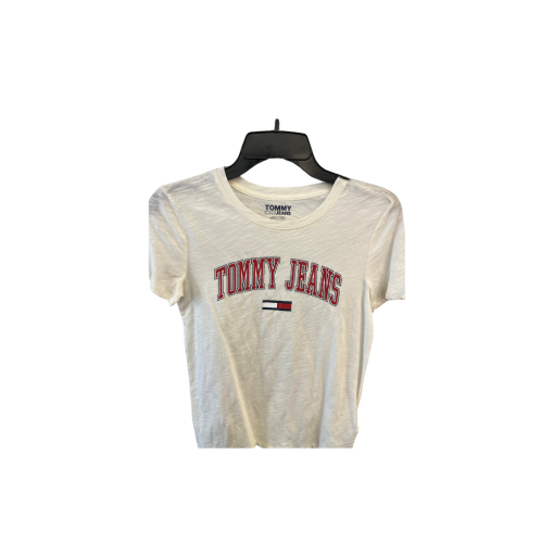 Tommy Jeans White XS T-Shirt - Women's Graphic Tee