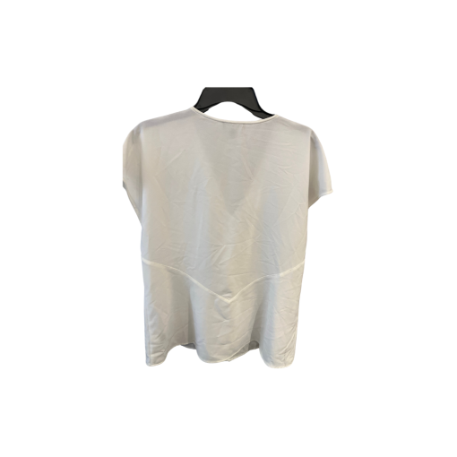 Tahari White Knot Front Blouse - Size L - Women's Tops - Image 2