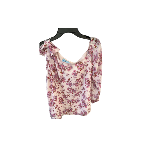 CeCe Floral Blouse - Pink, Size S - Women's Tops