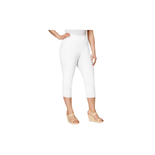 Style & Co. White Capri Leggings Plus Size 22W - Women's Pants