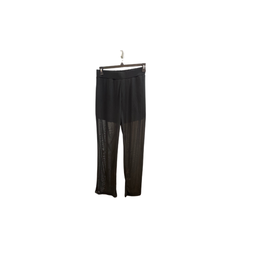 Nina Parker Black Mesh Overlay Pants - Size OX - Women's Pants