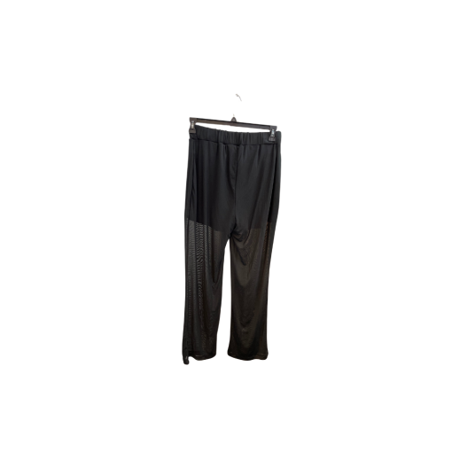 Nina Parker Black Mesh Overlay Pants - Size OX - Women's Pants - Image 2