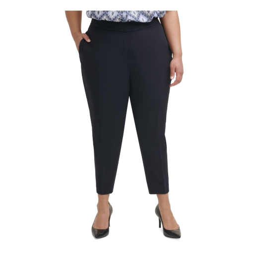 Calvin Klein Plus Black Pull-On Pants 22W - Women's Dress Pants