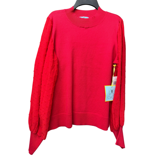 CeCe Red Sweater Small - Women's Knitwear Top