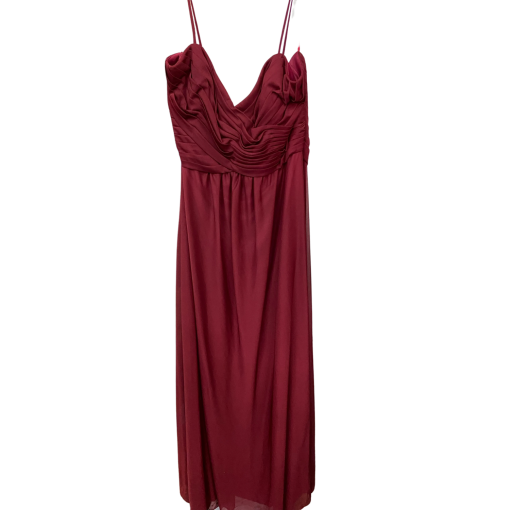 Simply Color Cranberry Maxi Dress Size 10 - Bridesmaid Dress