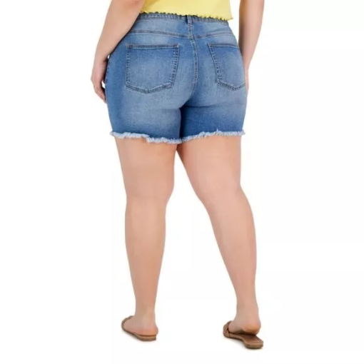 CELEBRITY PINK Plus Size Blue Denim Shorts - 22 - Women's Shorts - Image 2