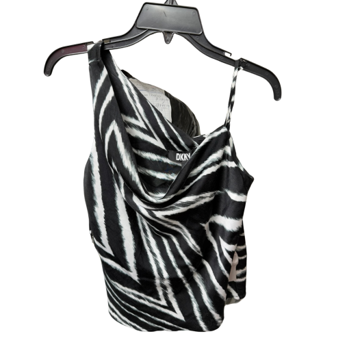 DKNY Zebra Print Cami Top XS Black & White | Women's Blouse