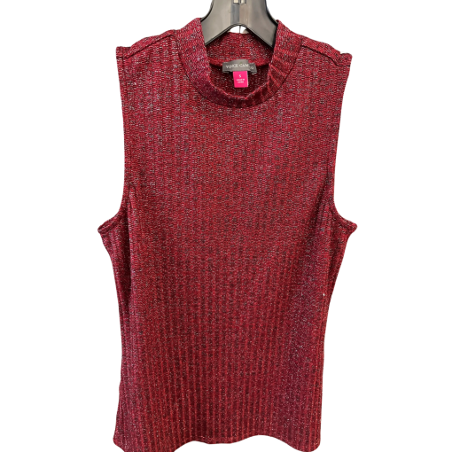 Vince Camuto Red Sleeveless Top Small - Women's Tank Top