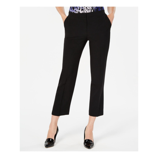 Kasper Black Straight Leg Pants - Regular & Petite - Women's Trousers