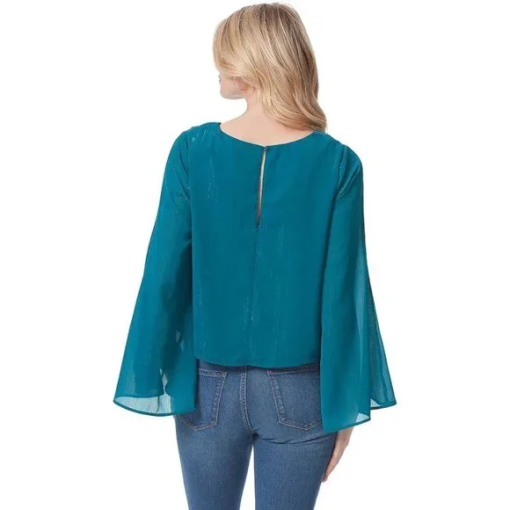 Jessica Simpson Teal Shimmer Blouse XS - Women's Tops & Blouses - Image 2