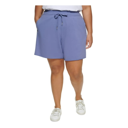 Calvin Klein Plus Size Blue Gym Shorts - Activewear 1X