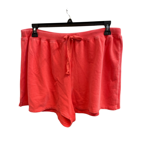 Lucky Brand Coral Sweat Shorts Women's Plus Size 0X Loungewear