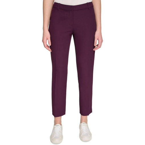 Calvin Klein Aubergine Ankle Pants Petite 8P - Women's Dress Pants