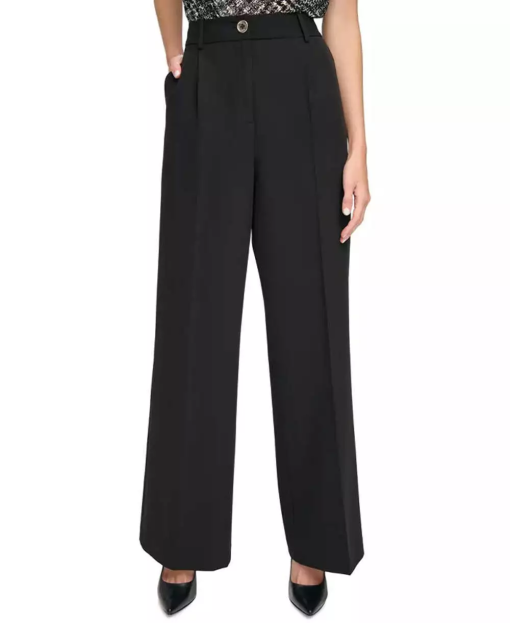 CeCe Black Wide Leg Pants - Size S - Women's Trousers