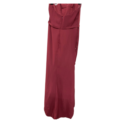 Simply Color Cranberry Strapless Maxi Dress Size 2 - Formal Gown - Image 2