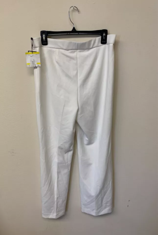 KASPER White Pants Size 8 Women's Dress Pants - Image 2