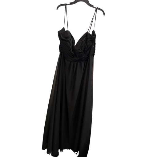 Kleinfeld Black Maxi Dress Size 24 - Formal Gown