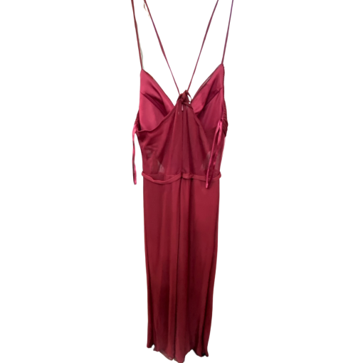 Kleinfeld Cranberry Slip Dress Size 4 | Formal Wear