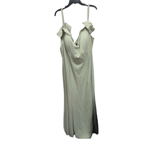 Kleinfeld Green Maxi Dress Size 24 - Women's Formal Gown