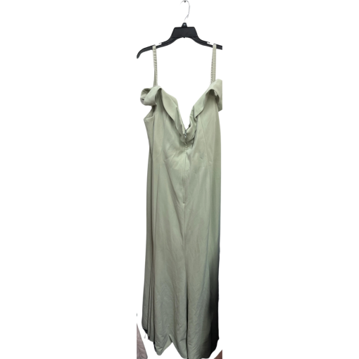 Kleinfeld Green Maxi Dress Size 24 - Women's Formal Gown - Image 2