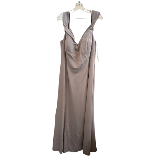 Simply Dresses Taupe Maxi Dress - Size 22 - Formal Gown