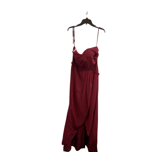 Simply Burgundy Maxi Dress Size 14 - Formal Gown