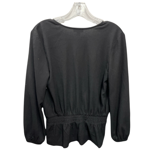 Vince Camuto Black Blouse, Size S, Women's Tops, Wrap Style - Image 2