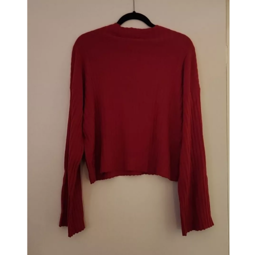 Vince Camuto Maroon Blouse Small Long Sleeve Top - Women's Shirts - Image 2