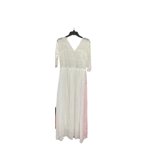 White Lace Maxi Dress -  - Size  - Wedding Guest - Image 2