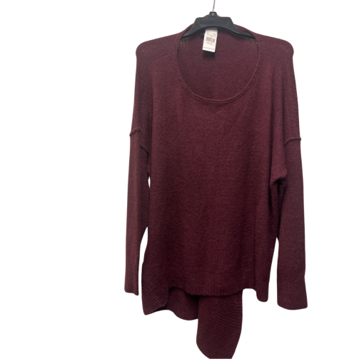 DEX Burgundy Pullover Sweater Plus Size 1X - Women's Knitwear