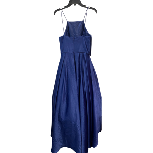 Betsy & Adam Blue Satin Ball Gown Size 8 - Prom Dress - Image 2