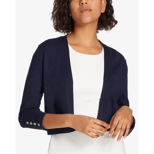 Tommy Hilfiger Navy Bolero Cardigan - XL - Women's Knitwear