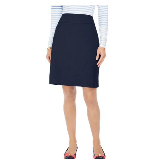 Charter Club Navy Pull-On Pencil Skirt - Women's Size L - Workwear
