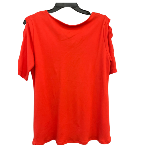 Ruby Rd Red Short Sleeve Top Small - Women's Blouse - Image 2