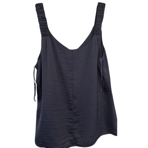 1. STATE Navy Satin Cami Top - Small - Women's Tank Top - Image 2