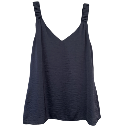 1. STATE Navy Satin Cami Top - Small - Women's Tank Top