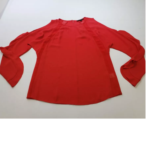 Chelsea & Walker Red Blouse Size 2 - Women's Tops