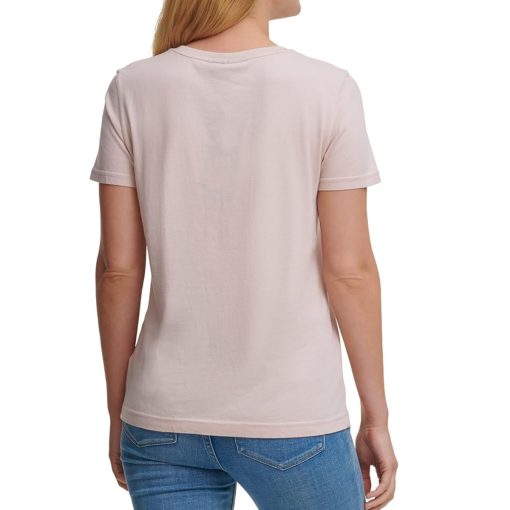 DKNY Blush Sequin Pocket Tee - XL - Women's T-Shirt - Image 2