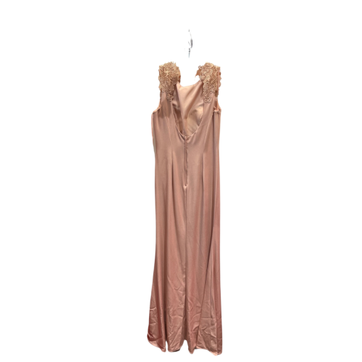 Simply Pink Satin Maxi Dress Size 8 - Formal Gown - Image 2