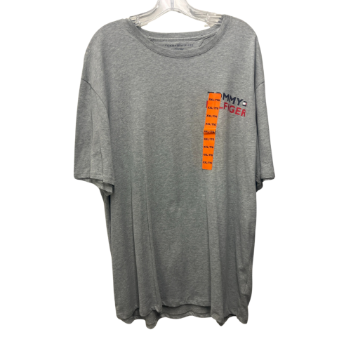 Tommy Hilfiger Gray XXL T-Shirt - Men's Crew Neck Tee