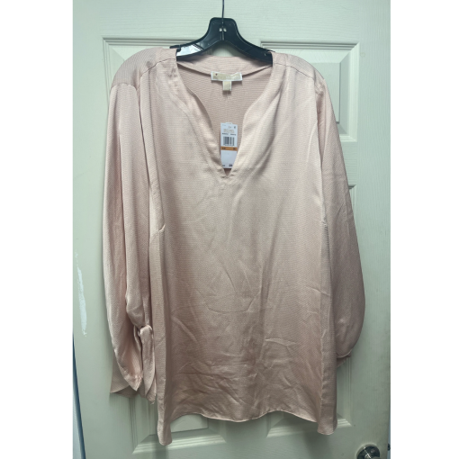 Michael Kors Pink Blouse Plus Size 3X Women's Tops