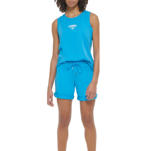 Tommy Hilfiger Women's Blue Tank Top XS - Activewear Top