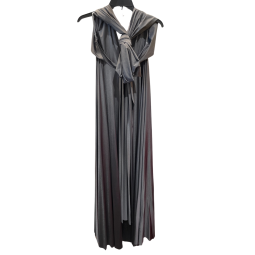 Kleinfeld Gray Maxi Dress Size M | Evening Gown - Image 2