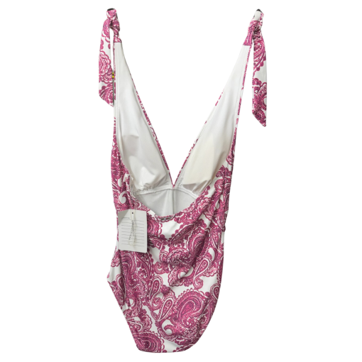 Tommy Hilfiger Paisley One Piece Swimsuit - Pink - Size 6 - Women's - Image 2