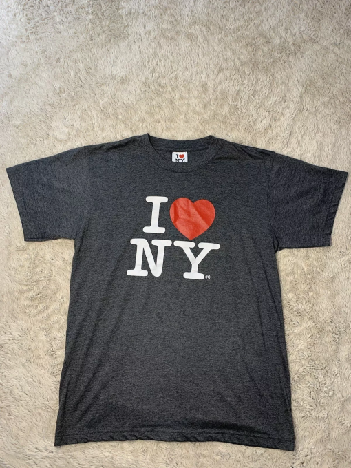 I Love NY Charcoal Tee XL - Graphic T-Shirt - NYC Souvenir